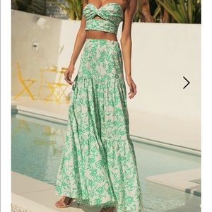 RUNAWAY top & skirt set